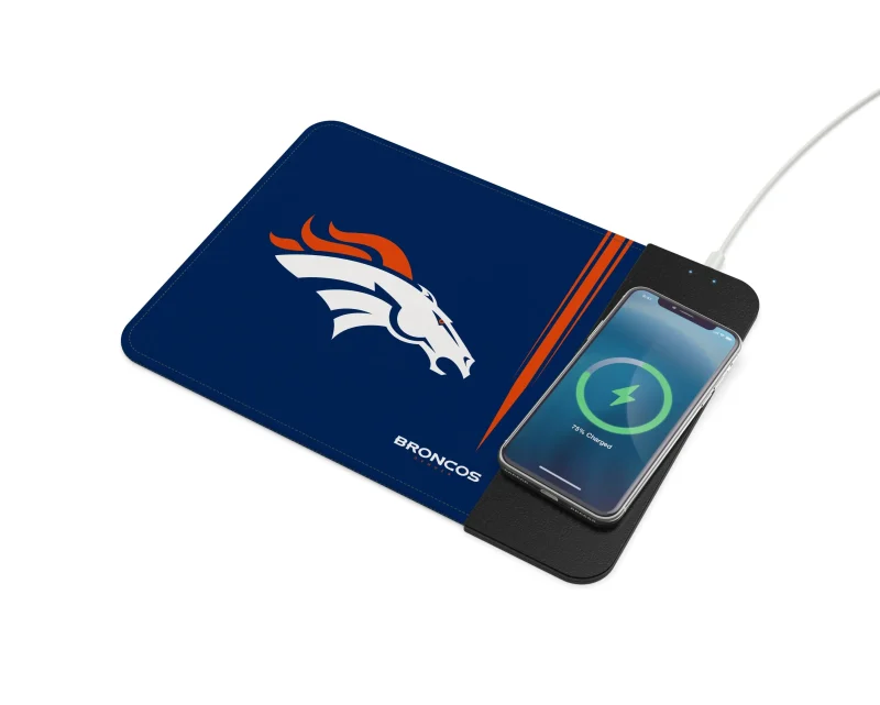 denver broncos wireless charging mousepad nfl edition scaled