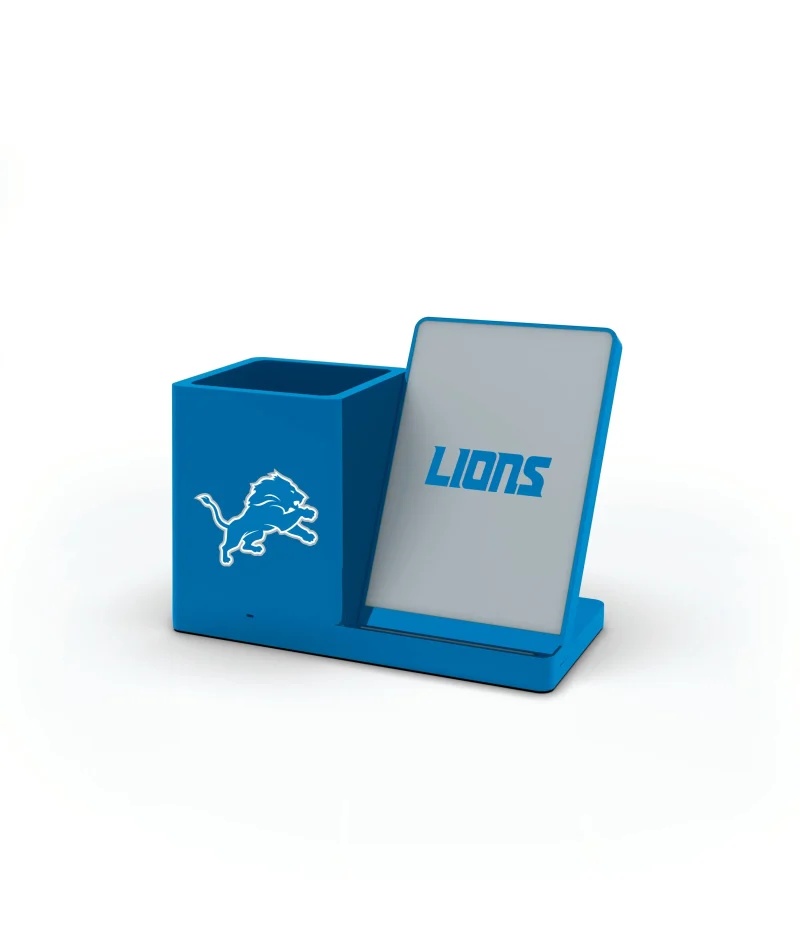 detroit lions nfl wireless charger pen cup scaled