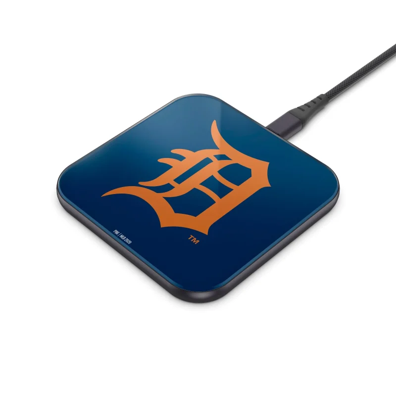 detroit tigers wireless charger pad