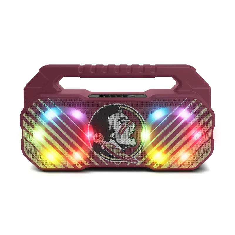 florida state seminoles bluetooth boombox speaker with fm radio scaled