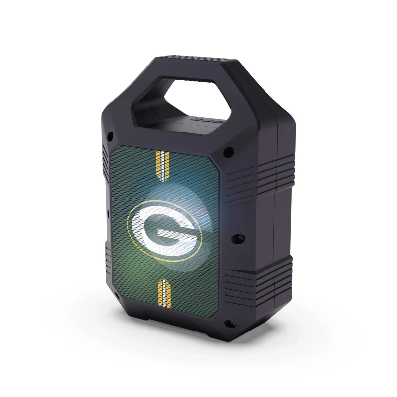 green bay packers shockbox xl bluetooth speaker