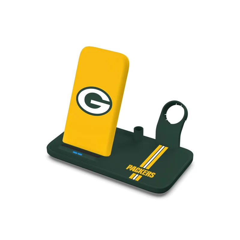 green bay packers wireless charger station