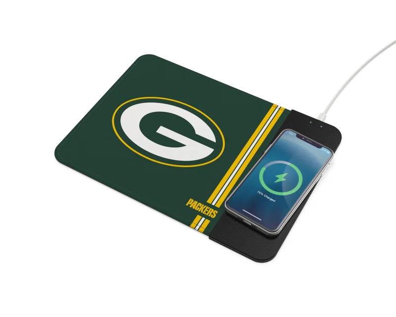 green bay packers wireless charging mousepad scaled