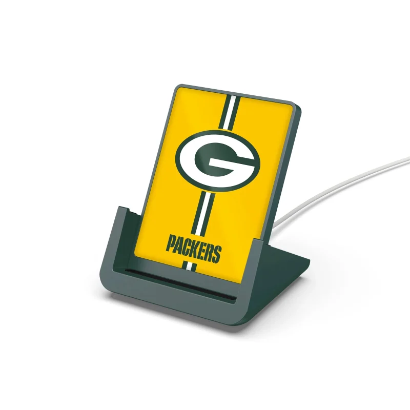 green bay packers wireless charging stand for phones