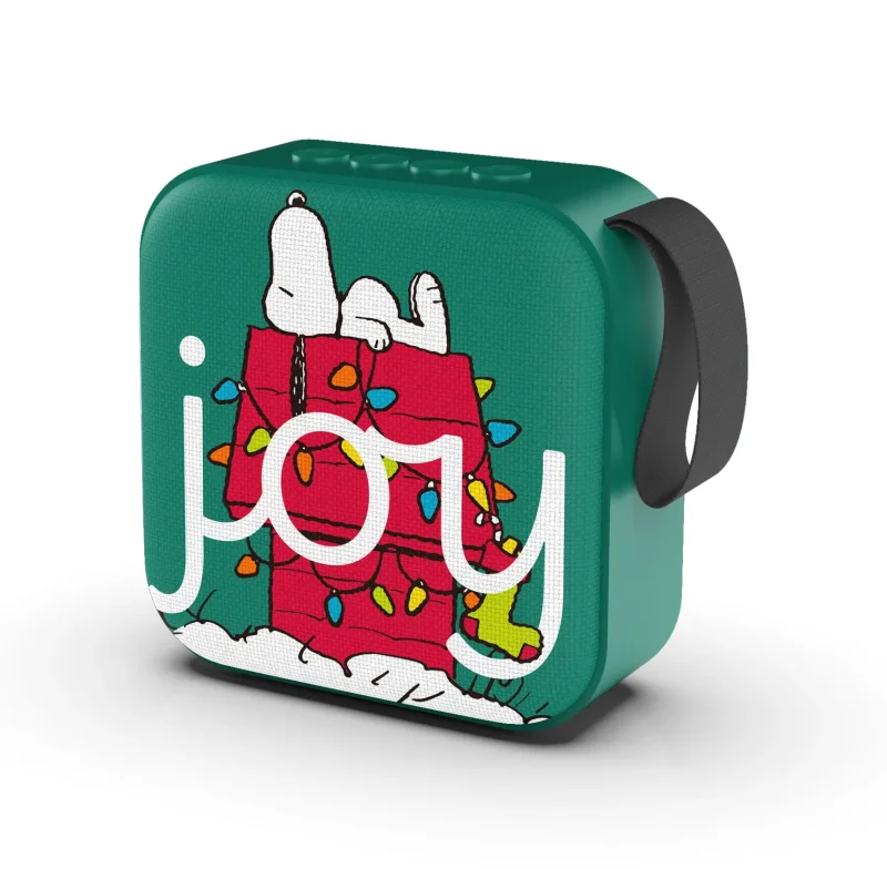 green peanuts christmas mini bluetooth speaker