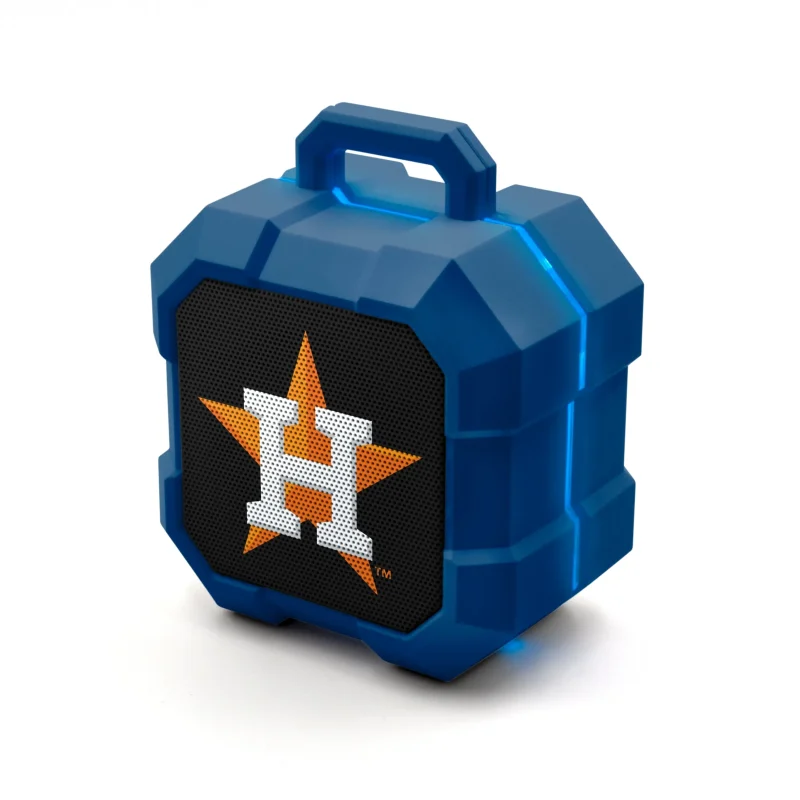 houston astros led bluetooth speaker mlb shockbox edition