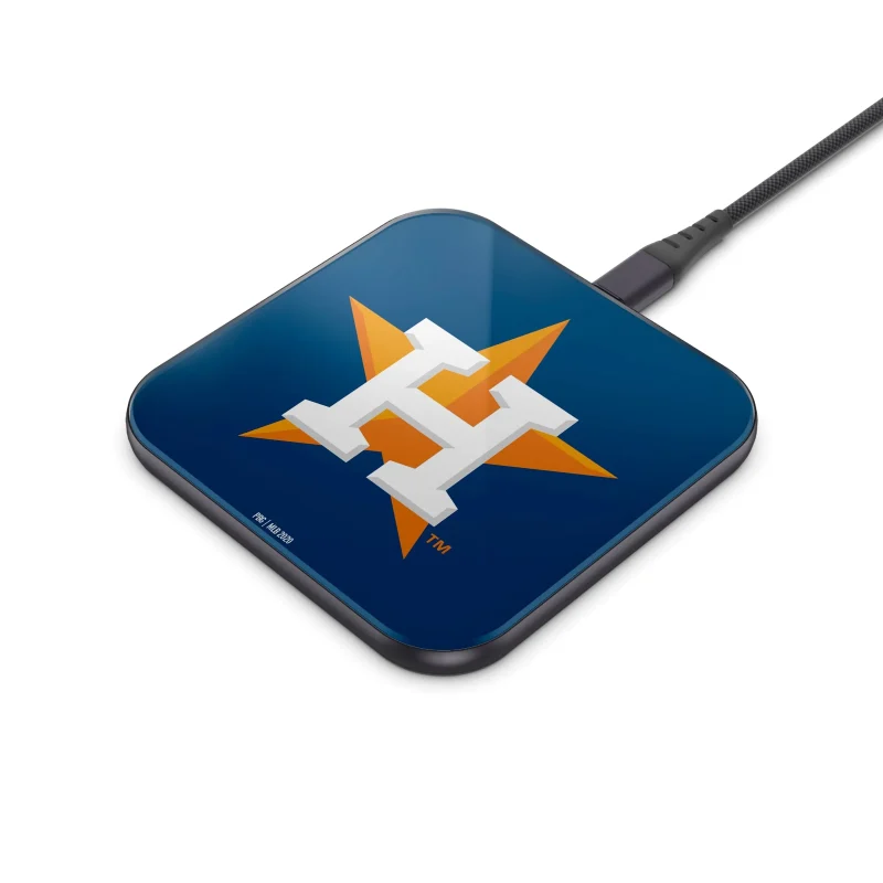 houston astros mlb wireless charger pad