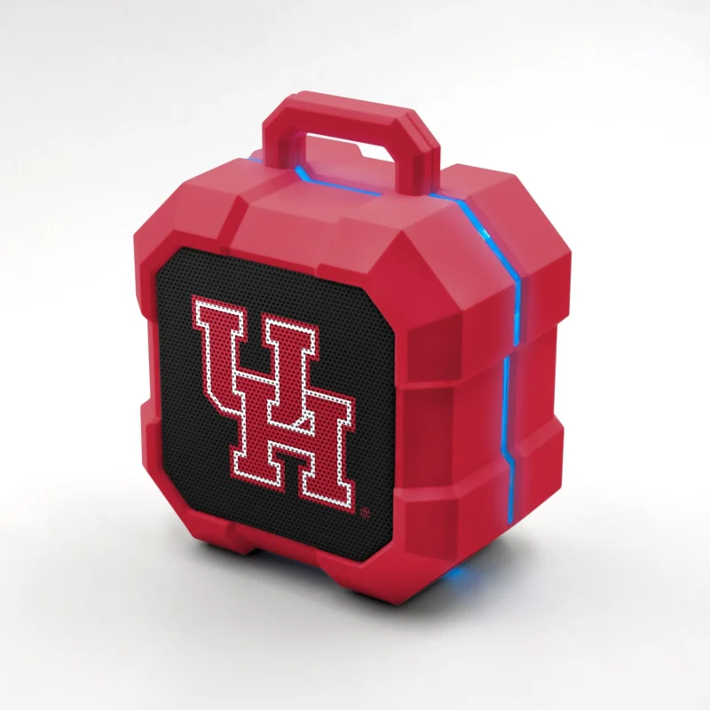 houston cougars bluetooth speaker with led lights