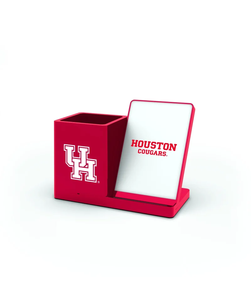 houston cougars wireless charging desk organizer scaled