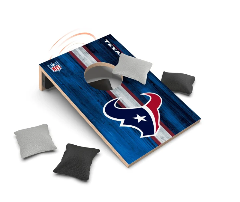 houston texans nfl cornhole set with bluetooth speaker scaled