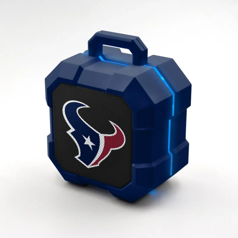 houston texans nfl led bluetooth speaker