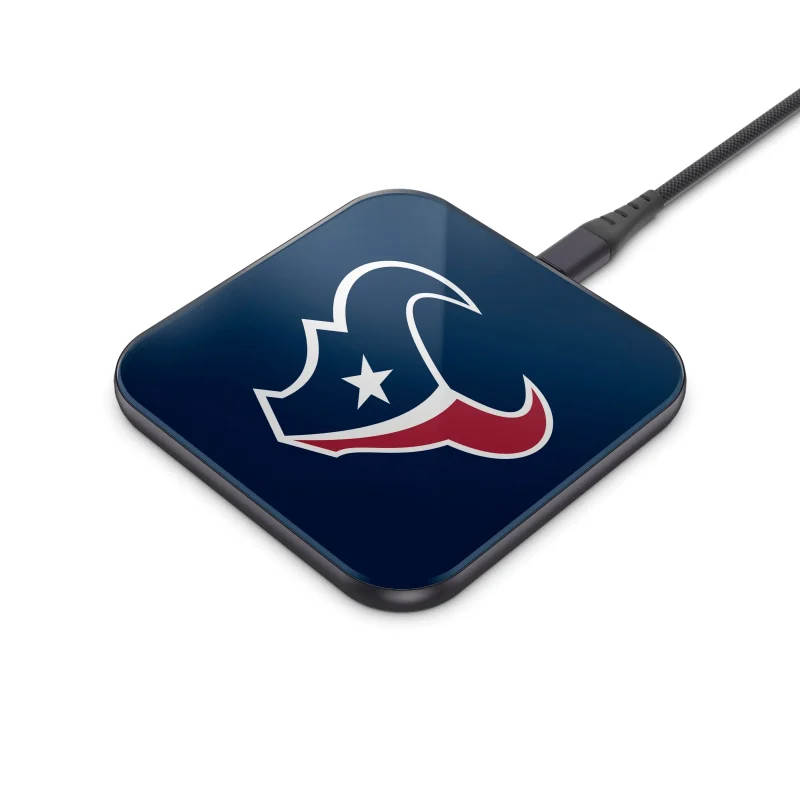 houston texans nfl wireless charger pad