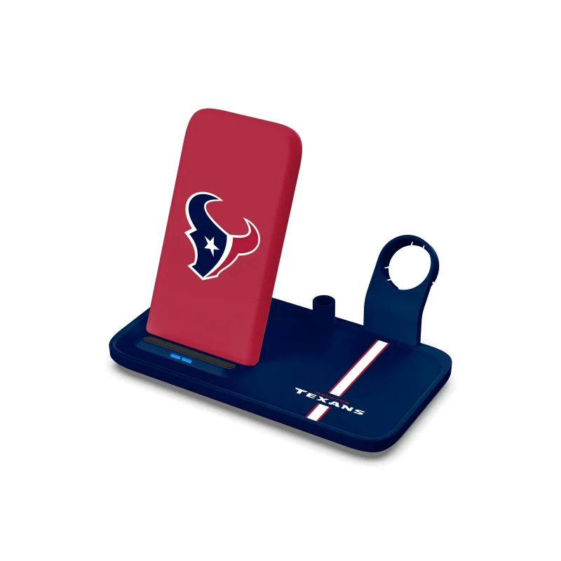 houston texans wireless charging station nfl edition