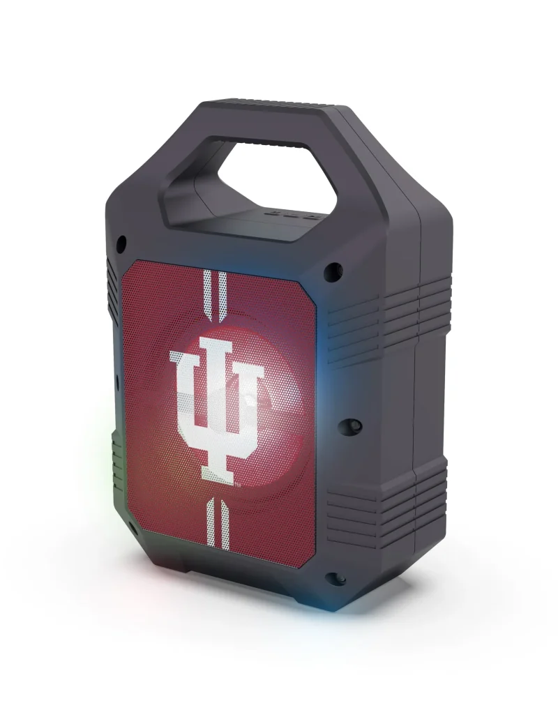 indiana hoosiers xl bluetooth speaker with led lights