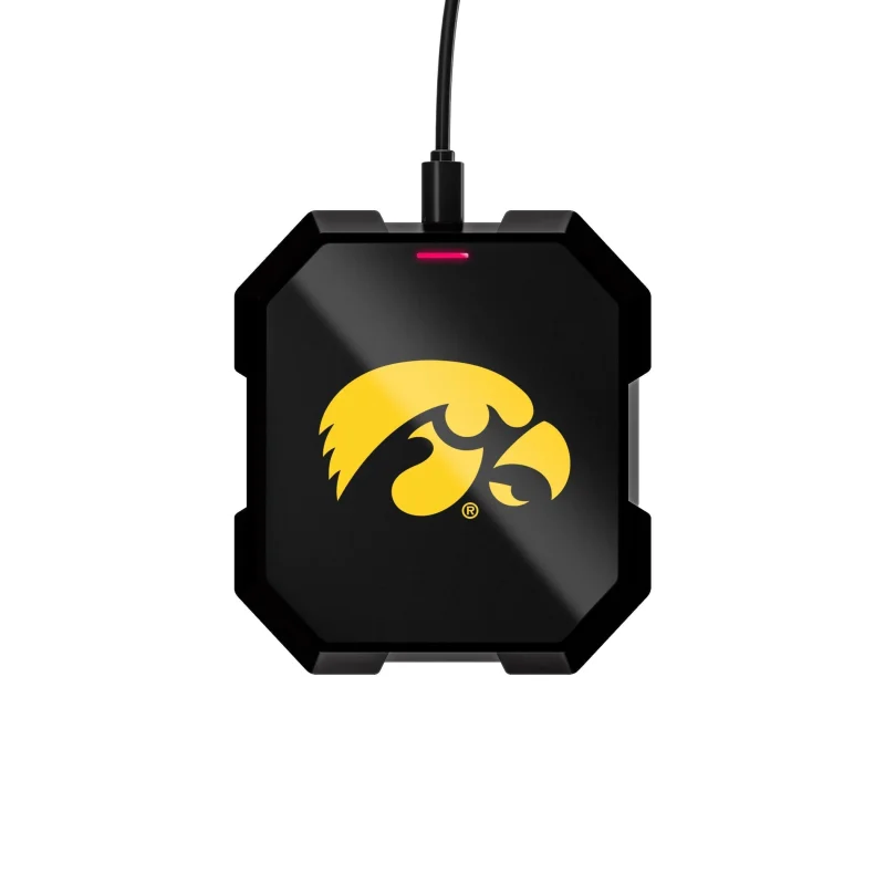 iowa hawkeyes wireless charger pad