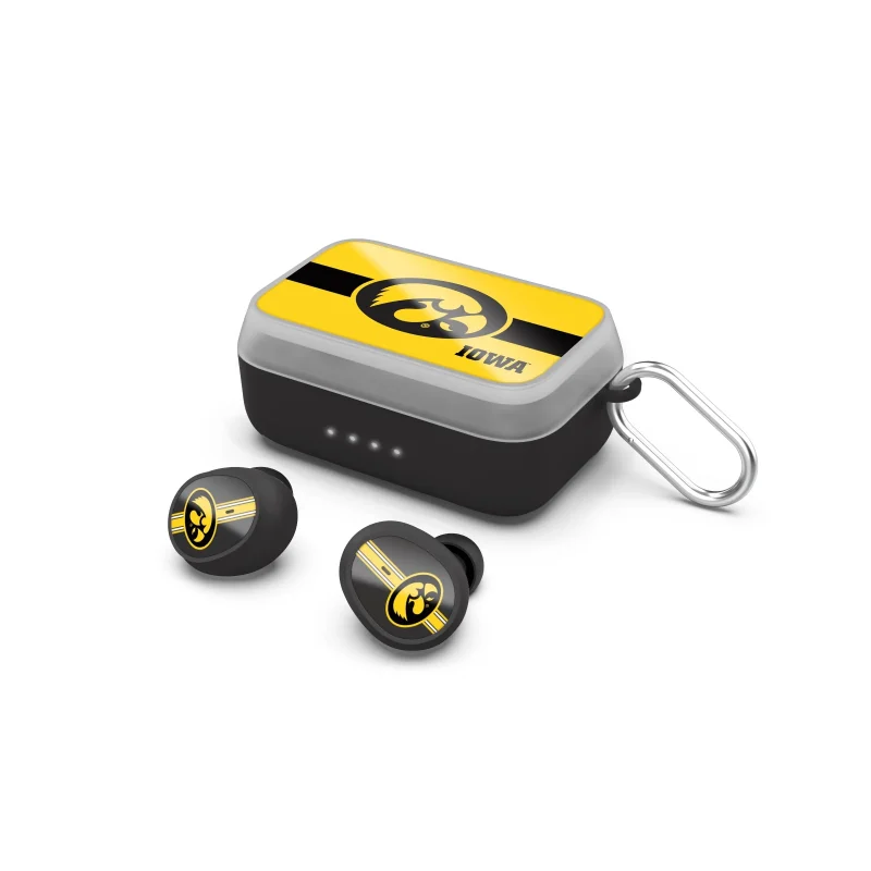 iowa hawkeyes wireless earbuds sports performance