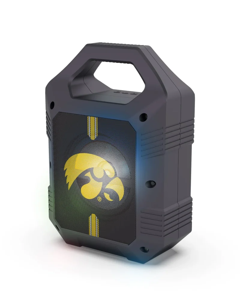 iowa hawkeyes xl shockbox led bluetooth speaker