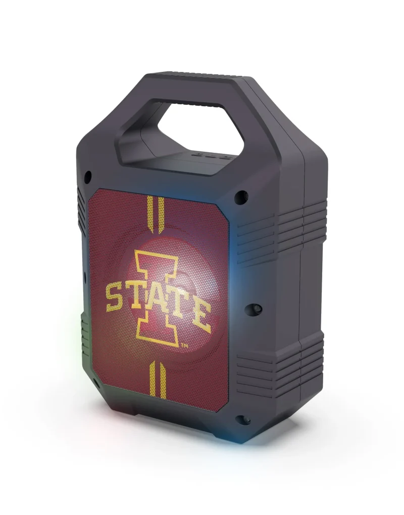 iowa state cyclones xl bluetooth speaker with led lights