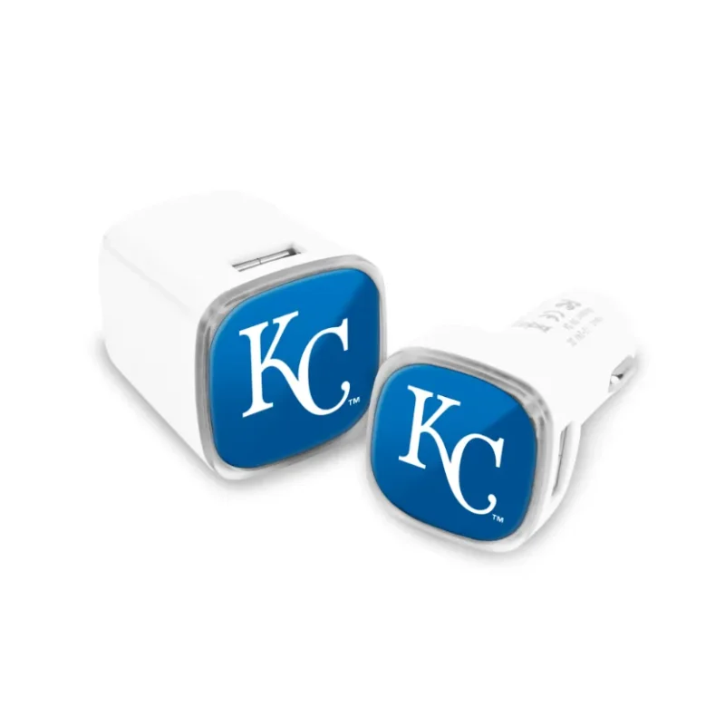 kansas city royals 2 pack fast car wall chargers