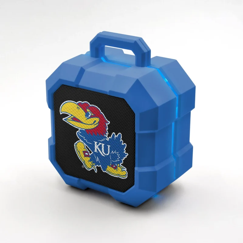 kansas jayhawks led bluetooth speaker