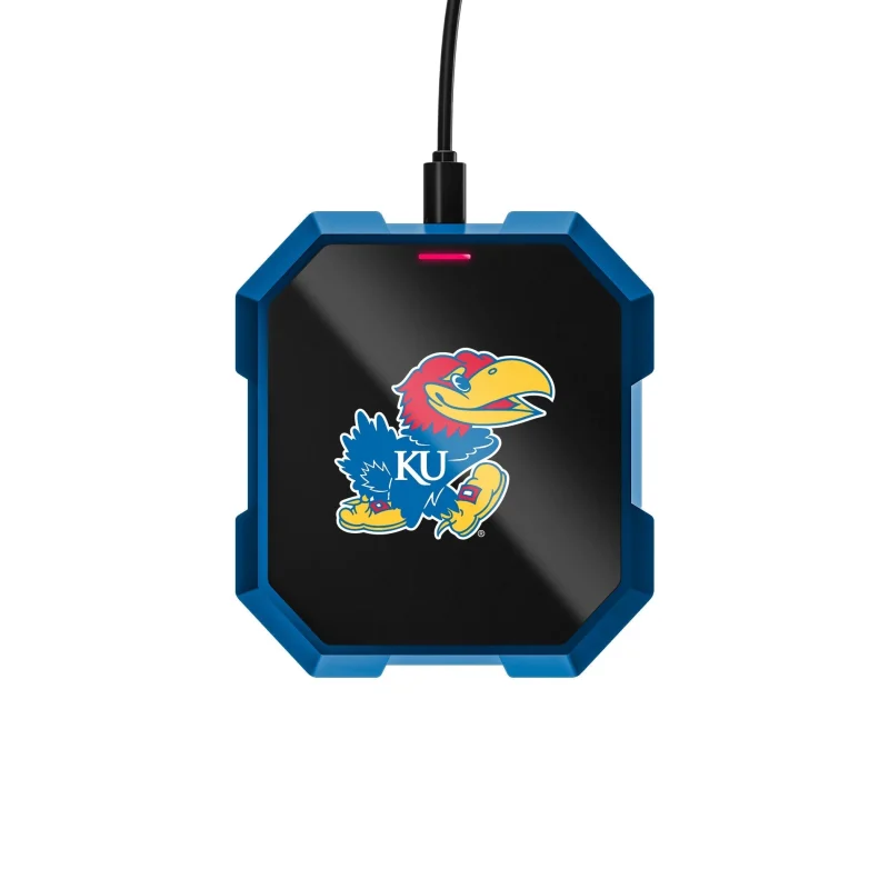 kansas jayhawks wireless charger pad