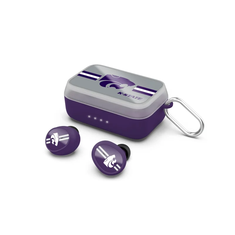 kansas state wildcats wireless earbuds sports edition