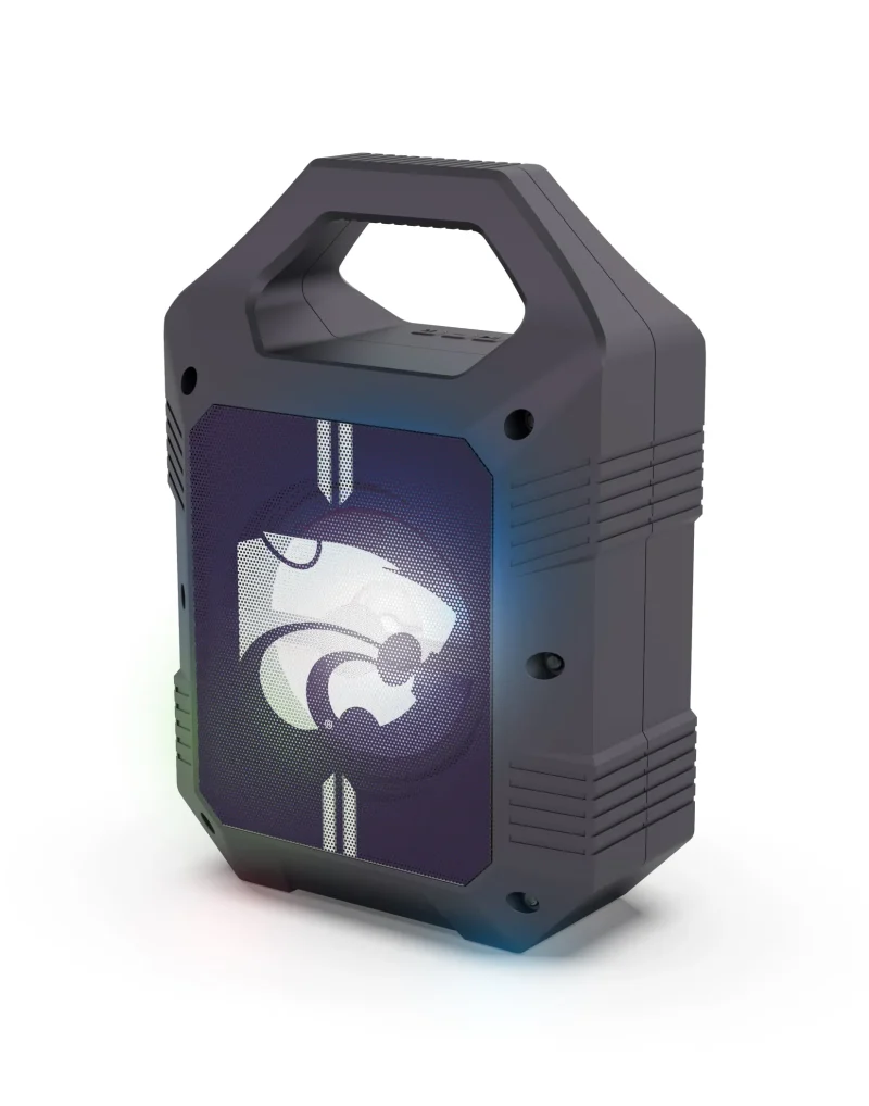 kansas state wildcats xl bluetooth speaker with led lights