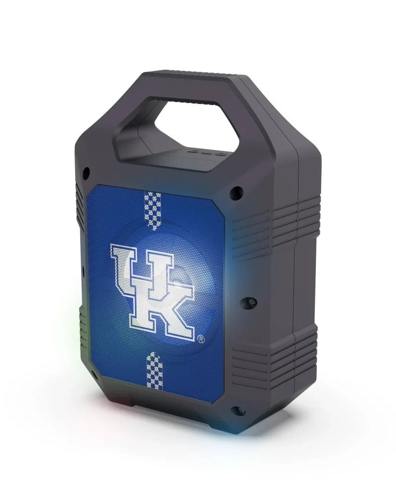 kentucky wildcats xl bluetooth speaker with led lights