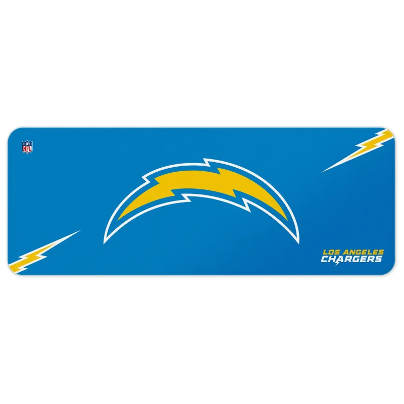 la chargers nfl desk mat team stripe design scaled