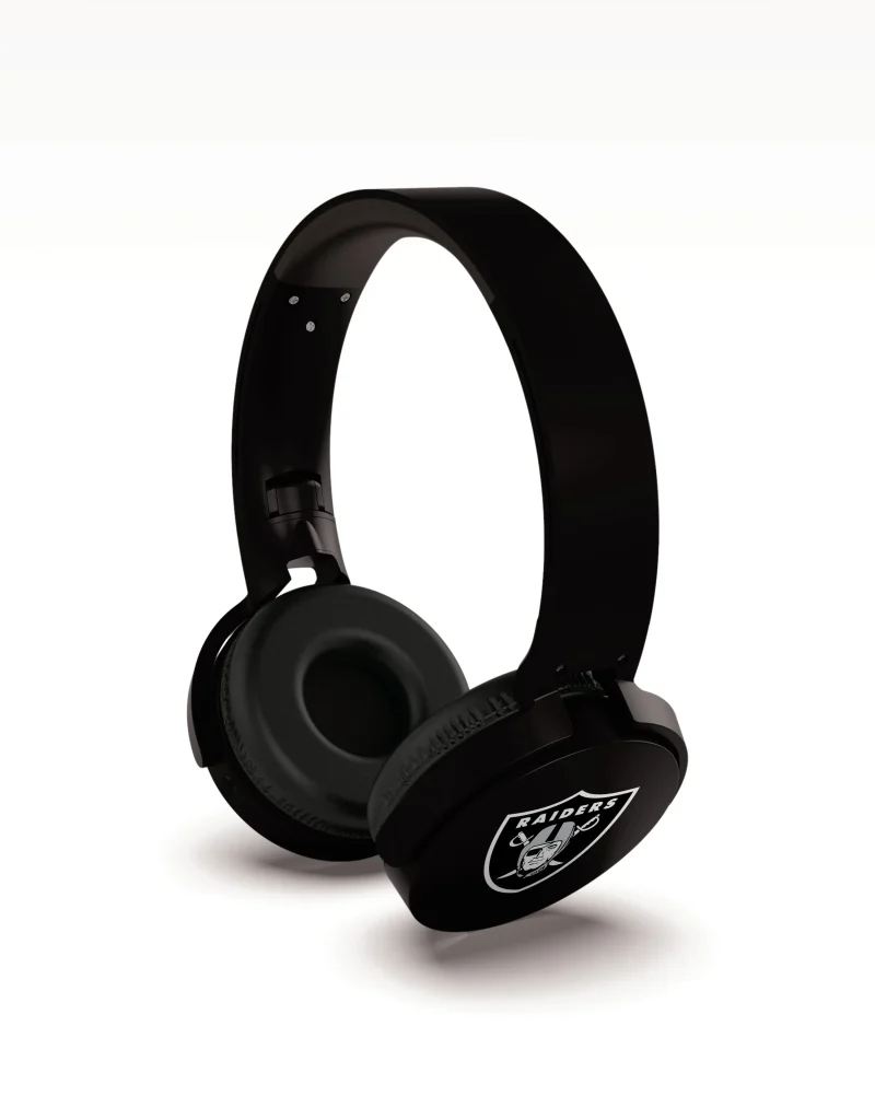 las vegas raiders wireless bluetooth headphones scaled