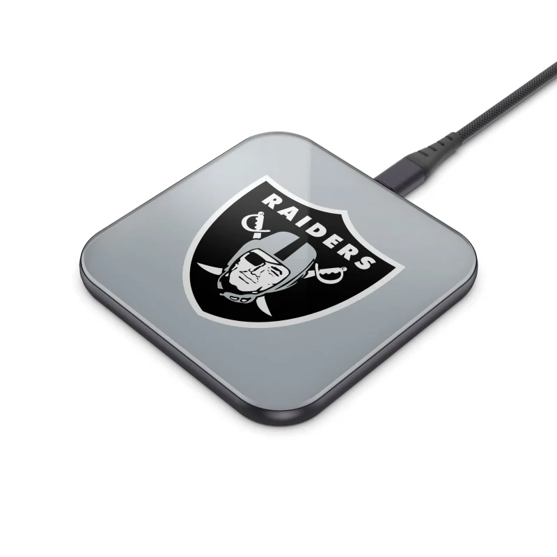 las vegas raiders wireless charger pad