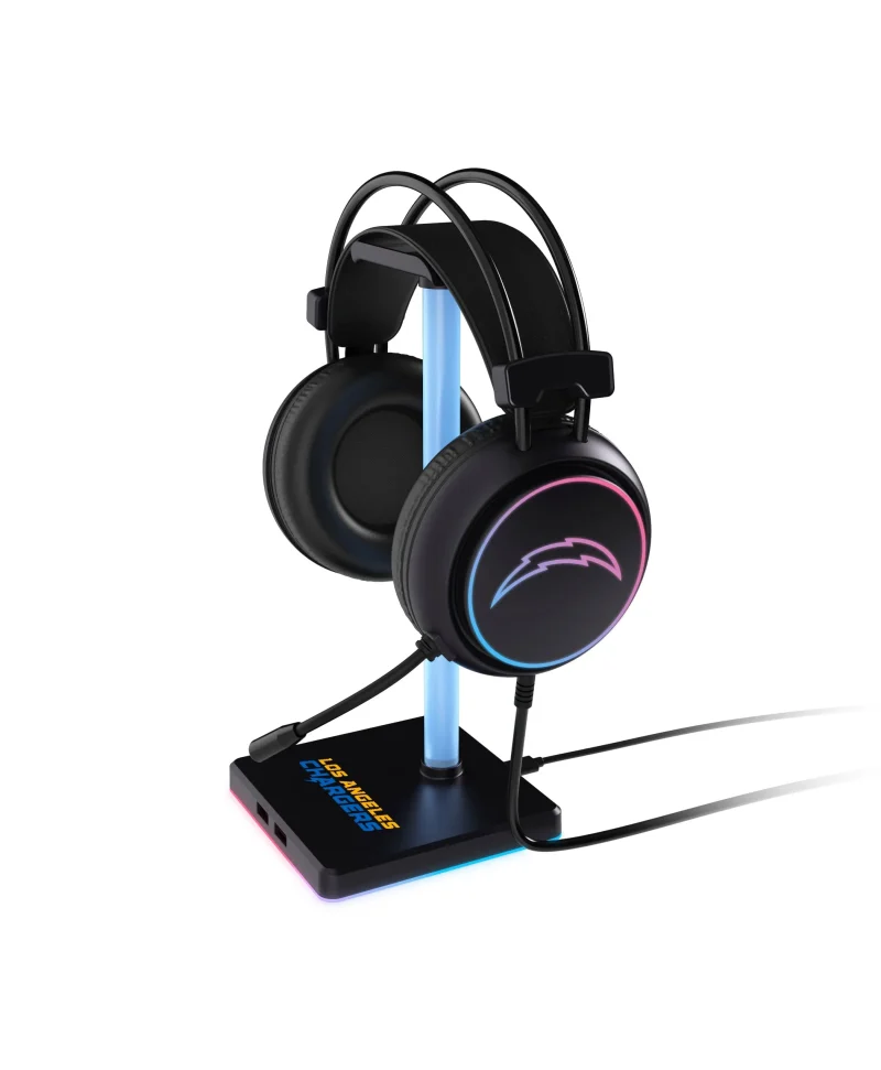 los angeles chargers led gaming headset stand