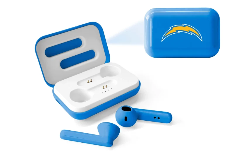 los angeles chargers true wireless bluetooth earbuds v4 scaled