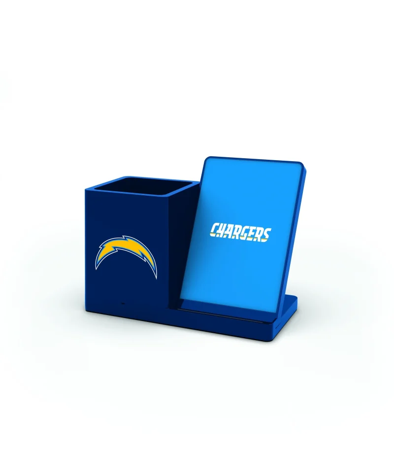 los angeles chargers wireless charger pen holder scaled