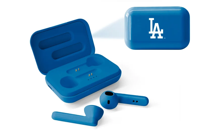 los angeles dodgers true wireless earbuds mlb fan gear scaled