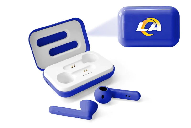 los angeles rams true wireless earbuds nfl bluetooth v4 scaled