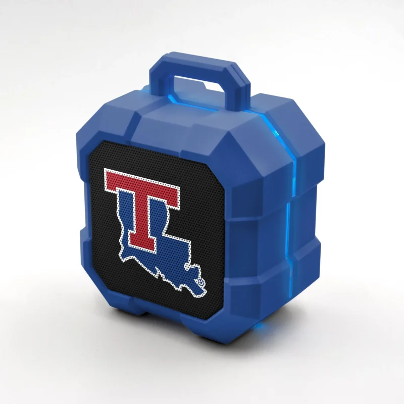 louisiana tech bulldogs led bluetooth speaker