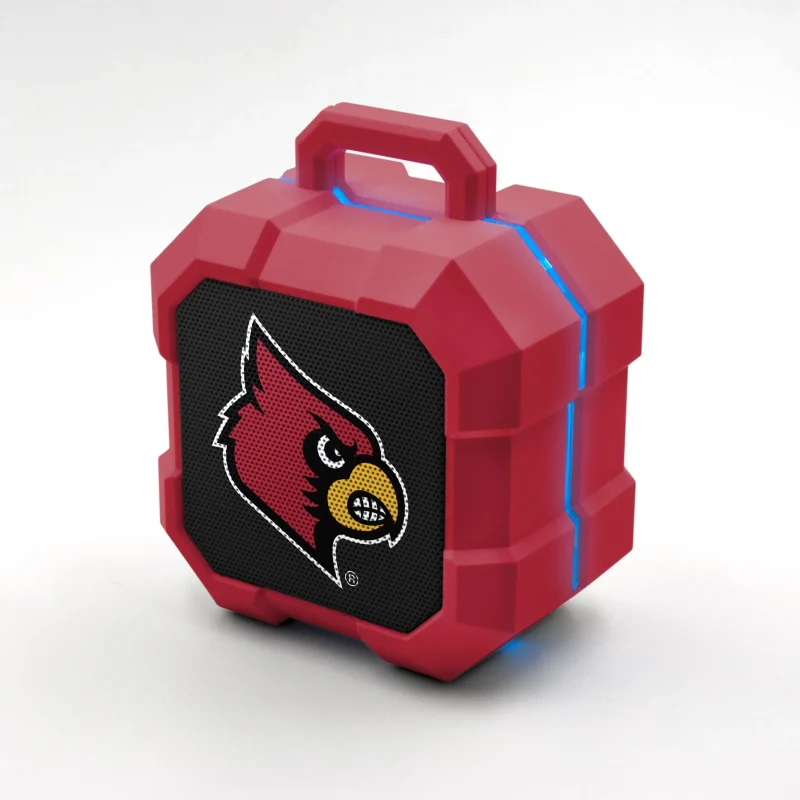 louisville cardinals led bluetooth speaker