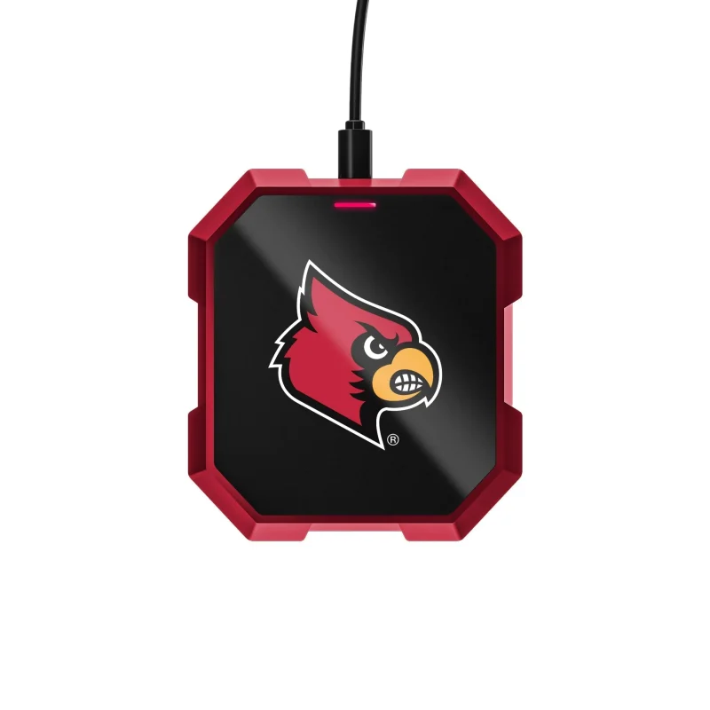 louisville cardinals wireless charger pad