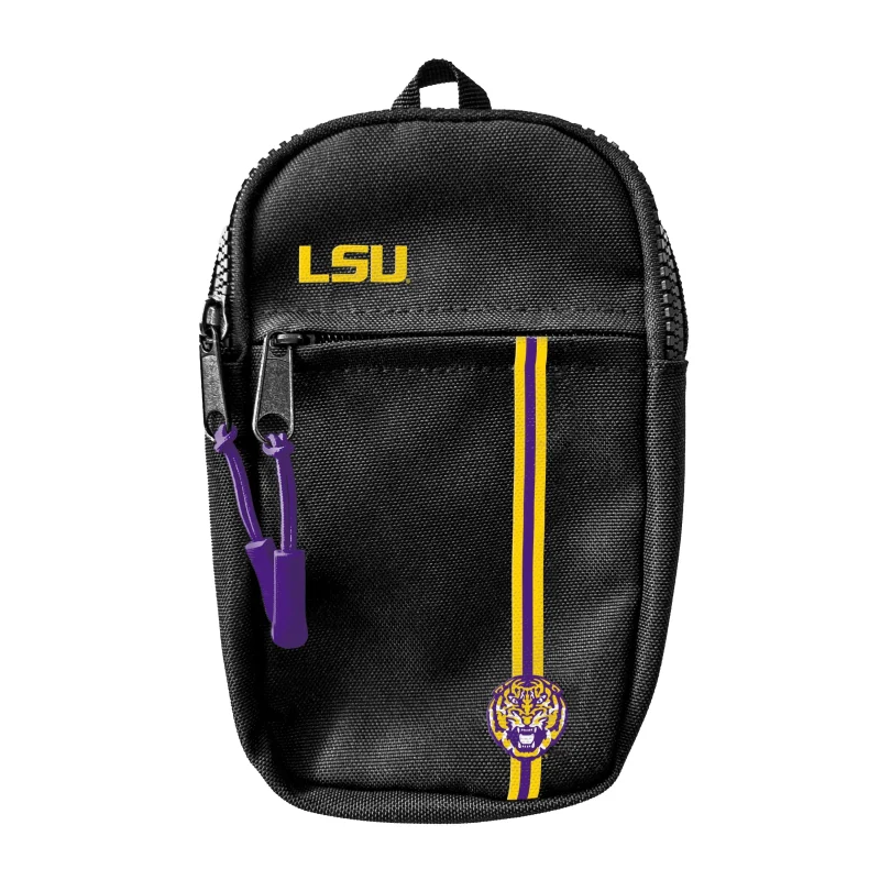 lsu tigers crossbody tech bag collegiate style scaled