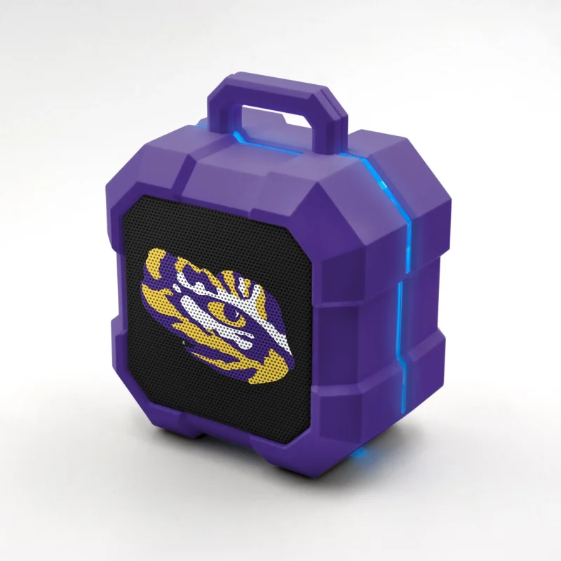 lsu tigers led bluetooth speaker official ncaa