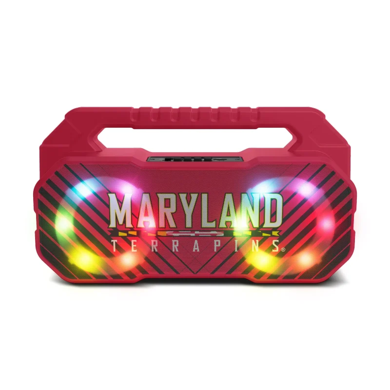 maryland terrapins bluetooth boombox speaker with fm radio scaled