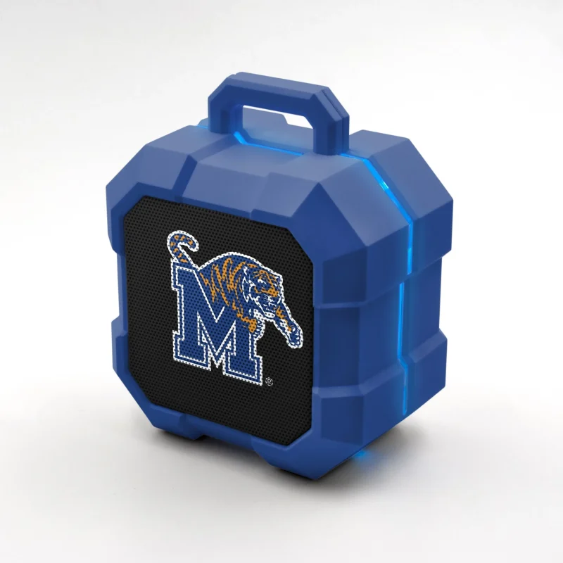 memphis tigers led bluetooth speaker