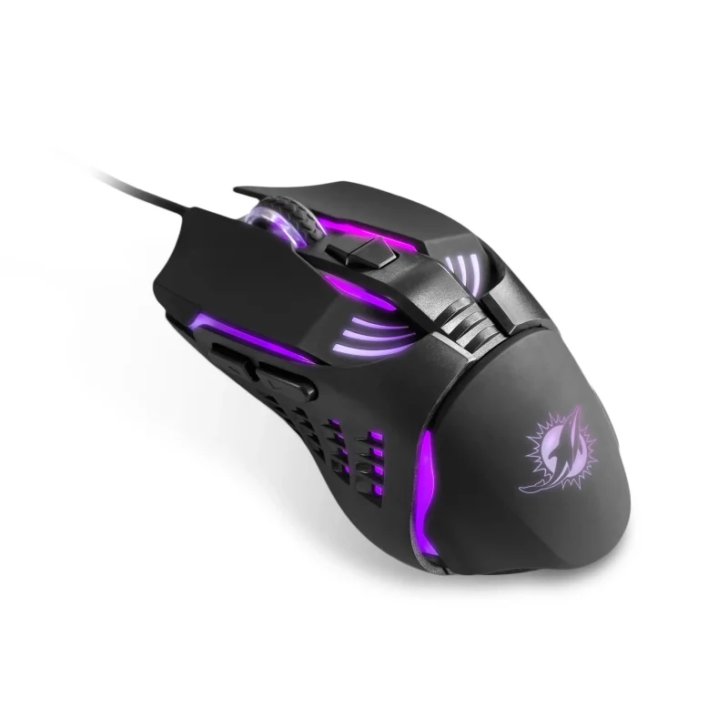 miami dolphins led wired gaming mouse scaled