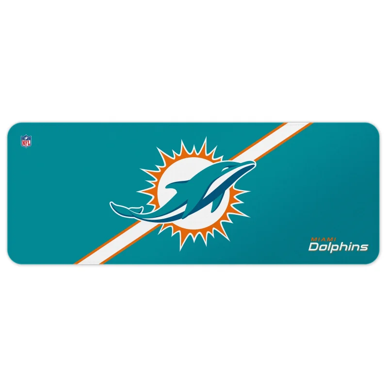 miami dolphins nfl desk mat team stripe design scaled