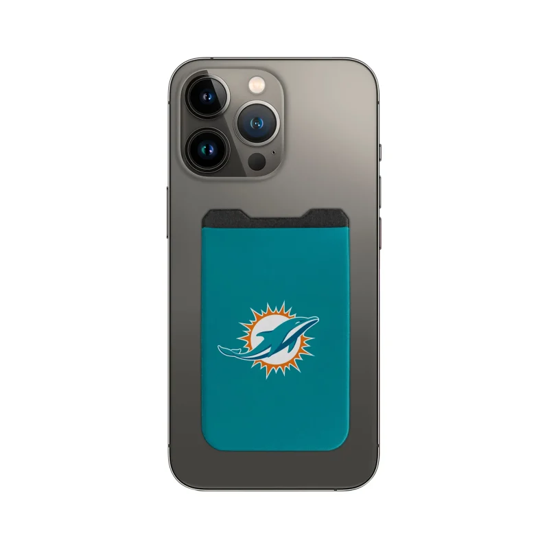 miami dolphins nfl phone wallet elastic secure compact scaled