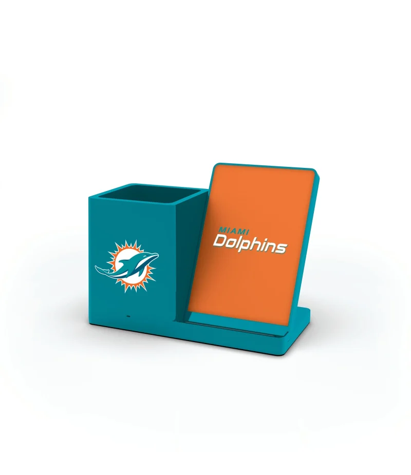 miami dolphins wireless charging pen cup scaled