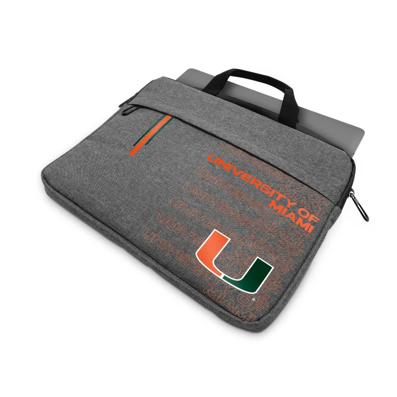 miami hurricanes laptop case collegiate design scaled