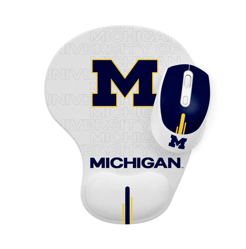 michigan wolverines mouse mousepad bundle