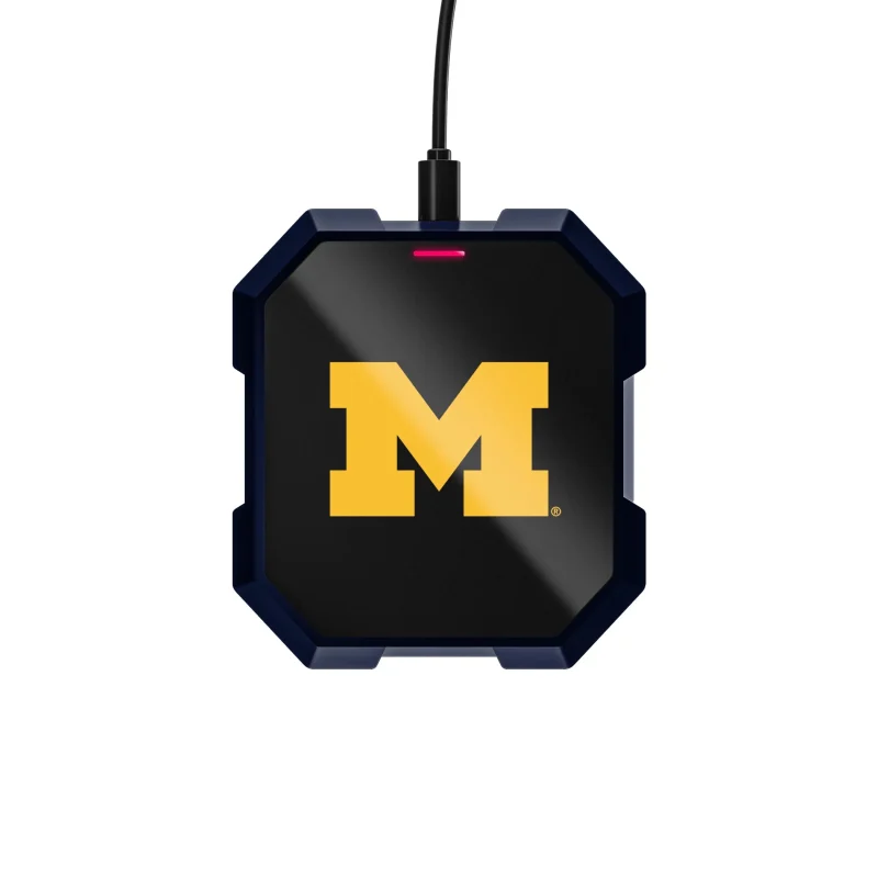 michigan wolverines wireless charger pad